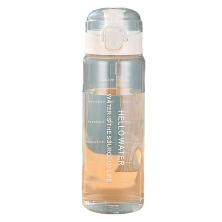 

Portable Water Bottle Large Capacity Plastic Straw Water Cup Drink Bottle~ F8X3