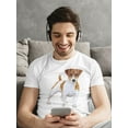 thumbnail image 2 of Jack Russel Terrier Watercolor Tee Men's -Image by Shutterstock, 2 of 4