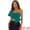 Peacock Green, variant on Women's Elegant Strapless Sweetheart Neck Corset Tops XL Red