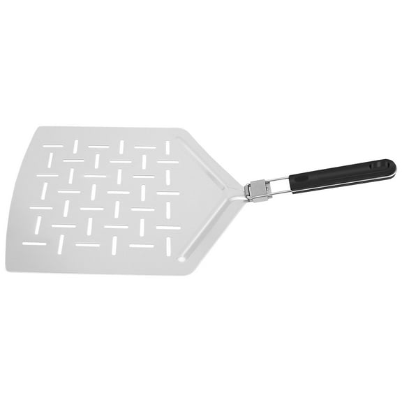 Pizza Peel 13 Inches Perforated Aluminum Pizza Paddle with Folding Handle Rustproof Pizza Spatula Professional Pizza Turning Peel for Pizza Lovers Home Cooks Food Enthusiasts