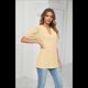 thumbnail image 4 of Camisas de Corta Abullonadas de Verano Amarillas XL, 4 of 8