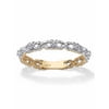 PalmBeach Jewelry Diamond Accent Stackable Eternity Promise Ring in 10k Yellow Gold