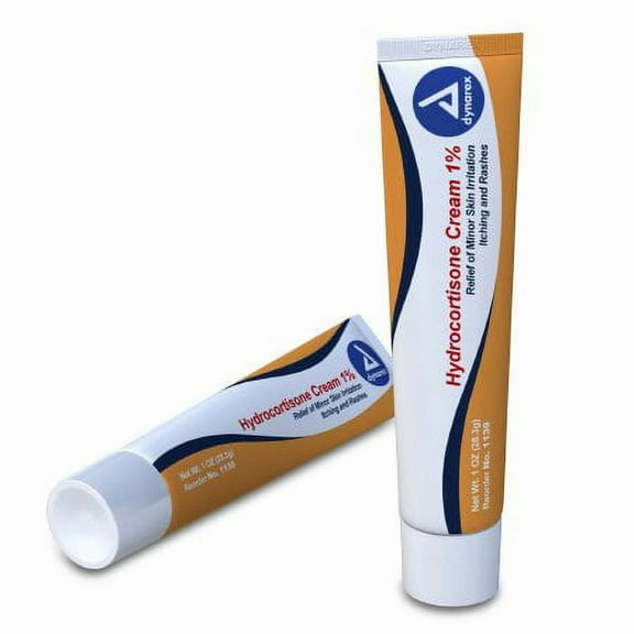 Dynarex Itch Relief 1% Strength Cream 1 oz. Tube, 1139 - Case of 72