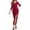 Red, variant on Sngxgn Womens Casual Long Dress Short/Long Sleeve Summer Loose Maxi Dresses(Brown,XL)