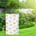 thumbnail image 2 of Wukai Little Elephant Print Garden Flag 12.5x18 Inch Double Sided Sun-resistant Rain-resistant, Wrinkle-resistant Colorfast(Only Flag), 2 of 7