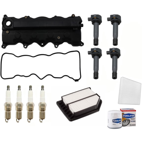 Ignition Coils Spark Plugs Valve Cover & Filters For Honda Civic 1.8L 2006-11
