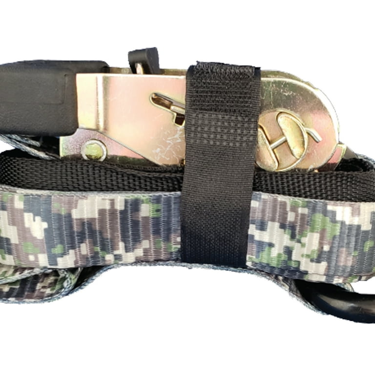 1 in. x 6 ft. Camo Cam Buckle Tie Down Strap, Built-In Velcro for Easy Repacking (12-Pack) 1 in. x 6 ft. Camo Cam Buckle Tie Down Strap, Built-In Velcro for Easy Repacking (12-Pack)