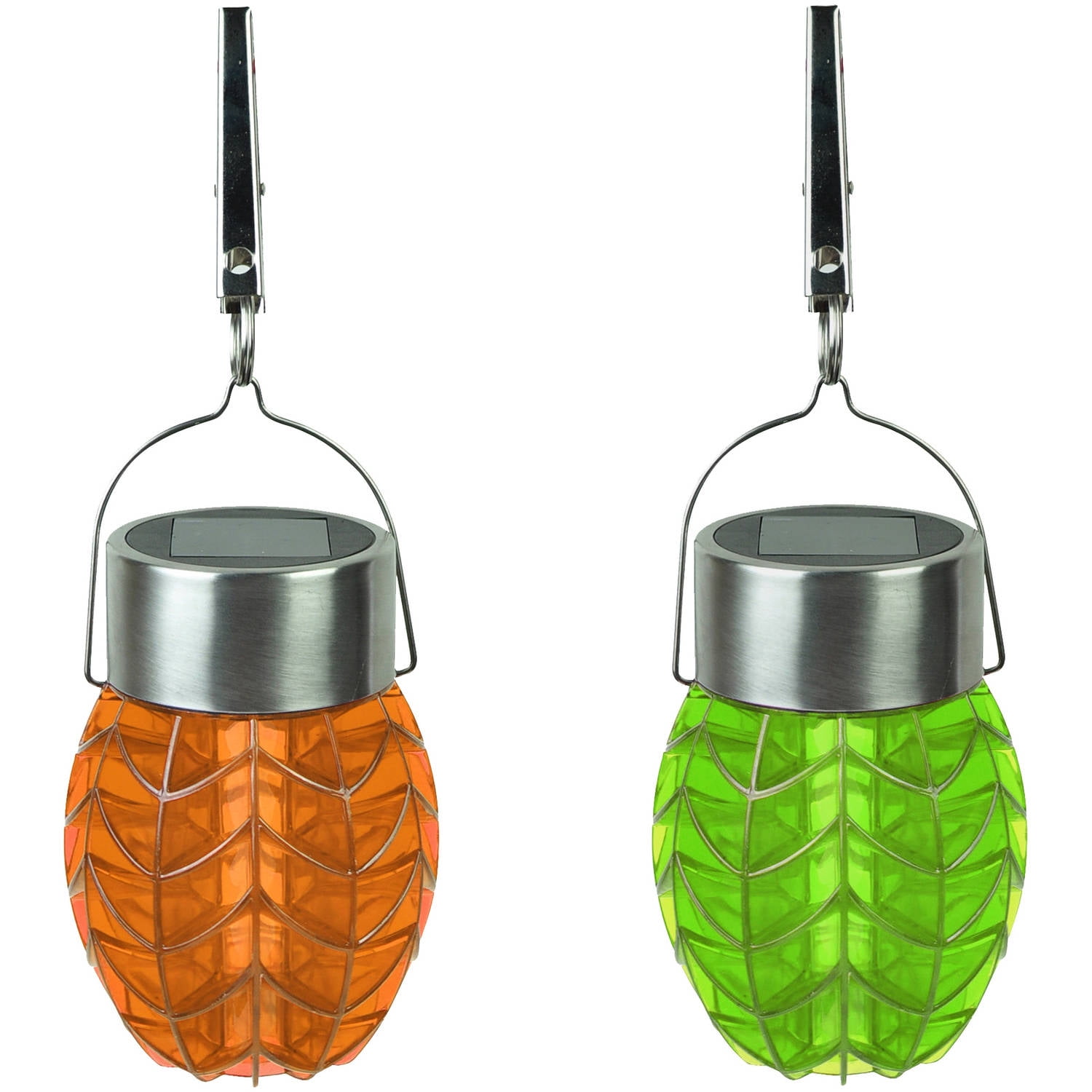 Moonrays 91572mc Solar Powered Festival Umbrella Clip Lights 8pk Walmart Com Walmart Com