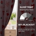 thumbnail image 4 of Btargot Pink Girls Bedroom Blackout Curtains Thermal Insulated Grommet Window Curtains 2 Panels 42 X 63 inch, 4 of 11
