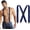 Navy Blue, variant on X Back Hidden Suspender Heavy Duty Work Airport Friendly Suspenders Under Clothing for Men Women