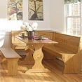 thumbnail image 2 of Riverbay Furniture Kitchen Dining Nook Corner Bench with Cozy Corner Seating, 2 of 2