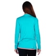 thumbnail image 3 of Simply Ravishing Women's Basic Long Sleeve Hip Length Open Drape Cardigan, 5X, Mint, 3 of 4