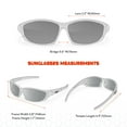 thumbnail image 5 of Sport Wrap Around Polarized Sunglasses for Men Women Running Driving Fishing UV400 Sun Glasses, 5 of 7