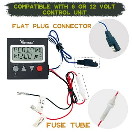 Highwild 6V/12V Universal Game Deer Feeder Digital Timer (1)