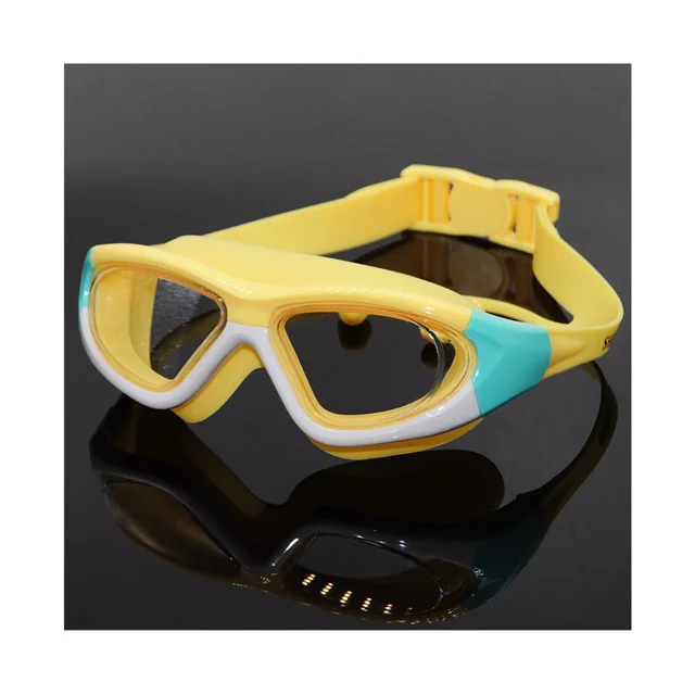 Gafas de natación para niños, antivaho, protección UV, con tapones para los oídos, gafas de natación HD$Gafas de natación para niños Gafas de natación impermeables para niños con tapones para los