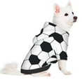 thumbnail image 2 of Xecao Soccer Ball Pattern Sweatshirts Winter Pet Dog Hoodie Puppy Coat Dog Sweaters Dog Clothes with Hat Dog Clothes Costume Outfit,Small Pets Wear-Small, 2 of 7