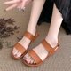 thumbnail image 4 of Sandalias Tacón Con Hebilla Ajustable Mujer Dedos Abiertos para Atuendo Diario, 4 of 9