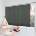 thumbnail image 2 of Domovina 6 Panel Track Vertical Blinds, Adjustable 70-130"W x 91.4"H - Adelaide, 2 of 7