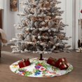 thumbnail image 6 of Bingfone Christmas Tree Skirt Mat Christmas Decoration Interior 36"-Wild Exotic Birds And Flowers, 6 of 8