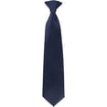thumbnail image 1 of Corbata Umo Lorenzo para niños pequeños, color azul marino, con clip, 1 of 9