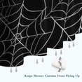 thumbnail image 6 of Halloween Spider Webs Shower Curtain 84"x72" ,Bathroom Decorative Shower Curtains Set with 12 Hooks,Modern Waterproof Washable Shower Curtain, 6 of 6