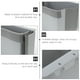 thumbnail image 3 of Cesto de basura colgante para cocina, cubo de basura plegable para pared, cubo de basura para colgar en la puerta, 3 of 7