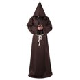 thumbnail image 1 of Qarigey Conjunto completo de capa renacentista para Cosplay, mujeres, hombres, disfraz Medieval de Halloween Disfraces de disfraces café l, 1 of 6