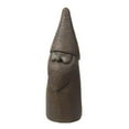 thumbnail image 4 of LuxenHome Set of 2 Brown MgO Gnome Elf Statue for Indoors and Outdoors, 4 of 11
