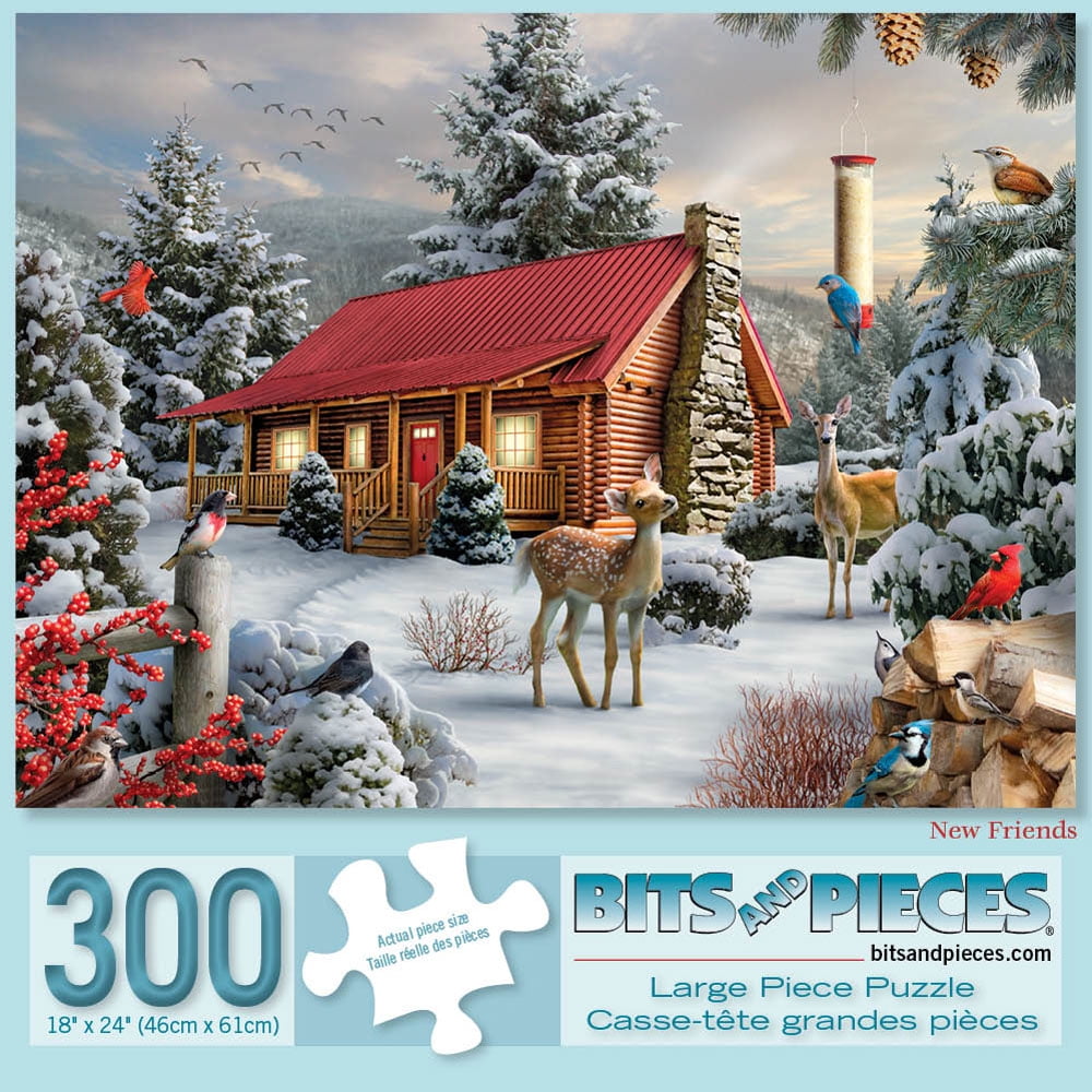 Bits and Pieces 300 Piece Jigsaw Puzzle for Adults New Friends by