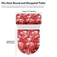 thumbnail image 6 of HELLHERO Love Elastic Edge Toilet Lid Cover Adjustable Stretch Reusable Toilet Lid Cover Set Soft Hotel Washable and Reusable 17x21 Inches, 6 of 6