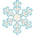 thumbnail image 3 of Northlight 16.75" Lighted Snowflake Christmas Window Silhouette, 3 of 9