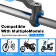 thumbnail image 4 of Soporte de teléfono para motocicleta y bicicleta, accesorio de seguridad con bloqueo cuádruple, giratorio de 360 ° para Xiaomi y iPhone, 4 of 4