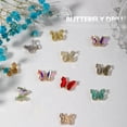 thumbnail image 7 of dianhelloya Nail Art Supplies 10Pcs Nail Art Decor Three-dimensional Shiny Glitter Sparkling DIY Mini Nail Accessories Fake Crystal Butterfly Nail Charm Manicurist Supply, 7 of 7
