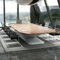 thumbnail image 2 of Costway Office Guest Chairs Set of 12 with Metal Sled Base & Armrests Mesh Reception Chair, 2 of 8
