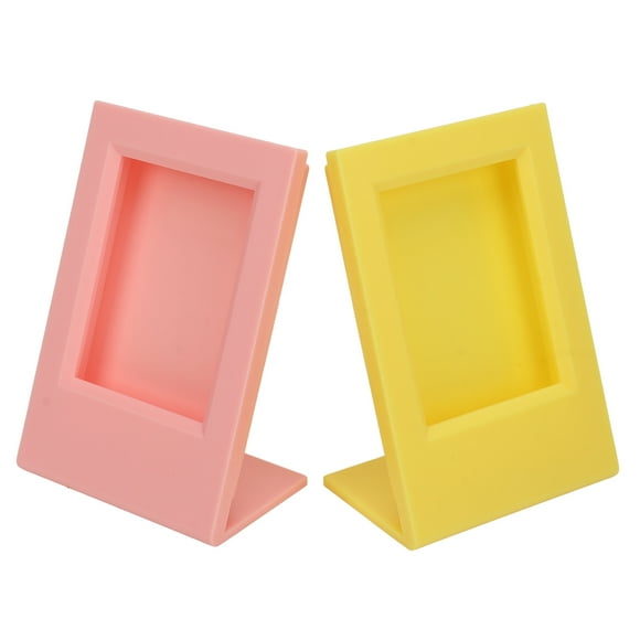 3 Inch Picture Frame, 2pcs L Shaped Self Standing Photo Frame, Frame for Mini 12 11 9 8 7 for EVO 3 Inch Slanted Picture Frame
