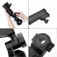 thumbnail image 3 of Golf Cart Umbrella Holder Universal Adjustable Easy To Install Bicycle Fishing Beach Chair Wheelchair, Black, 3 of 5