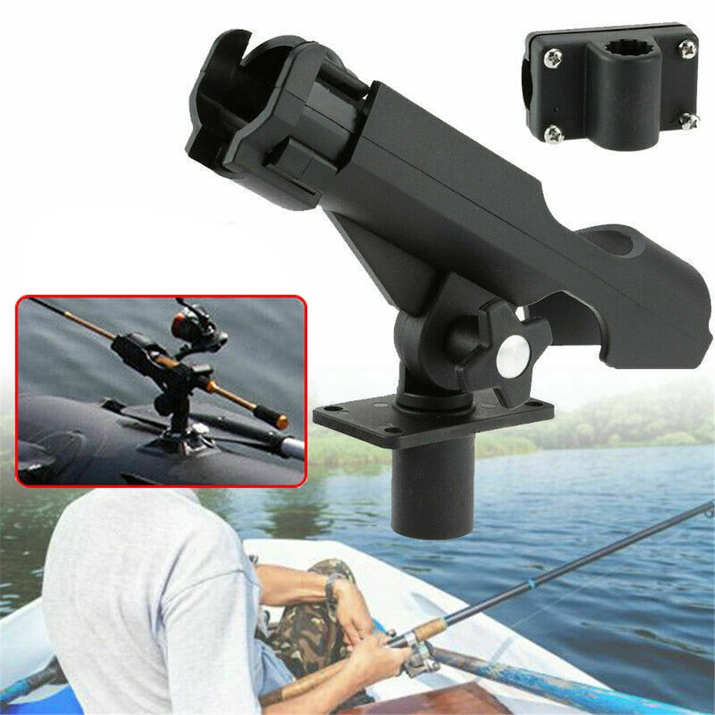 Fishing Rod Holders Adjustable Removable 360 degree Installed on Kayak