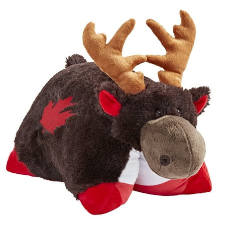 Pillow Pets Wild Animals Canadian Chocolate Moose Stuffed Animal