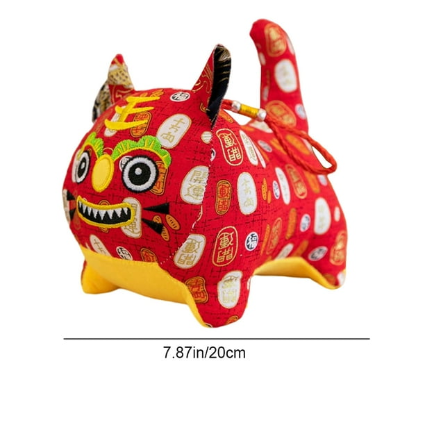 Muñeco de peluche de tigre, colgante con Animal relleno, colgante para salpicadero de coche, regalos de decoración para fiesta de Año Nuevo Lunar 2022