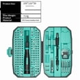 thumbnail image 1 of Juego de destornilladores de precisión 152 en 1 regalo para hombres kit de herramientas magnético con puntas para reparación de electrónica MacBook y portátiles, 1 of 5