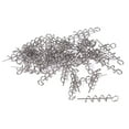 thumbnail image 3 of 50pcs Spring Lock Fishing Hook Centering Pin for Soft Lure Bait Worm Crank, 3 of 6