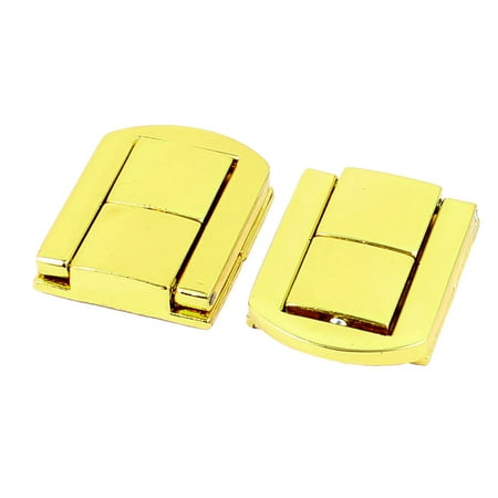 Small Jewelry Gift Boxes - Unique Bargains Jewelry Boxes Latch Gift Case Latches Small Box Hardware Gold Tone 2PCS