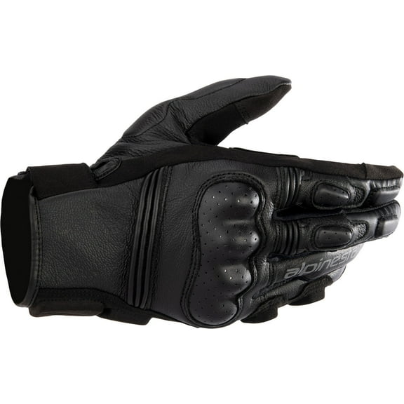 Alpinestars Stella Phenom Womens Leather Motorcycle Gloves Black LG