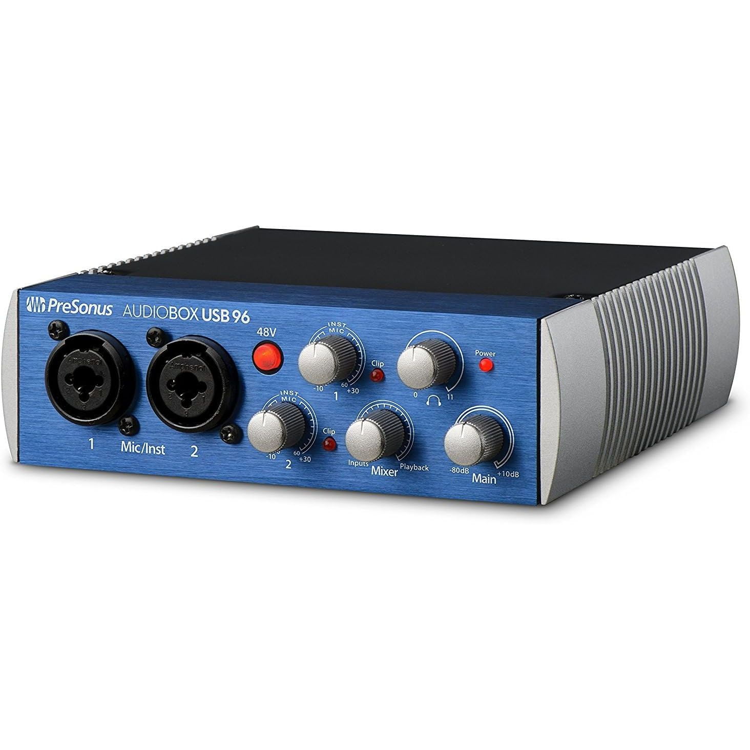 PreSonus AudioBox 96 USB 2×2 Recording Bundle – Interface, Condenser Mic, Headphones & DAW Software