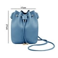thumbnail image 2 of Bienvenido Bolso tipo cubo para mujer y cartera con flecos y cordón para tirar, moderno bolso cruzado de un solo hombro, novedoso bolso cruzado, 2 of 5