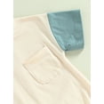 thumbnail image 6 of Cenuakty Baby Girls Boys Romper, Short Sleeve Crew Neck Contrast Color Summer Bodysuit for Casual Daily, 6 of 8