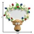 thumbnail image 5 of Ornaments by Elves Personalized Antlers Tangled in Lights Christmas Tree Ornaments 2024 .25lbs, 5 of 9