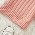 thumbnail image 4 of PatPat Toddler Girl/Boy Turtleneck Ribbed Knit Sweater, 4 of 6