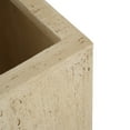thumbnail image 4 of Christopher Knight Home Minimalist 27" H MGO Plant Box, Square Design, Indoor/Outdoor, Travertine Beige, 4 of 8