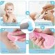 thumbnail image 4 of Paquete de 2 esponjas de baño exfoliantes súper suaves, esponja de baño 3D ultra suave (azul, rosa) TUNC Sencillez, 4 of 5